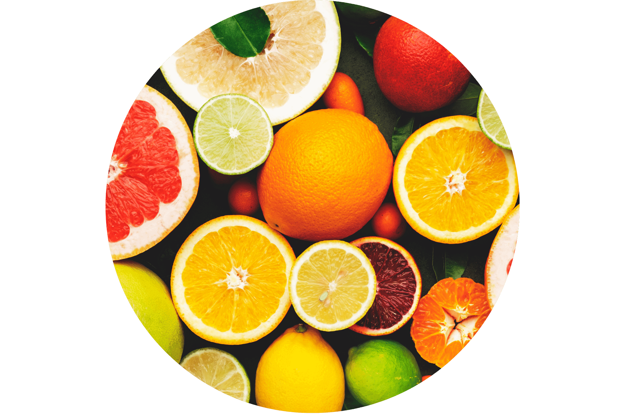 pamplemousse, orange, citron 