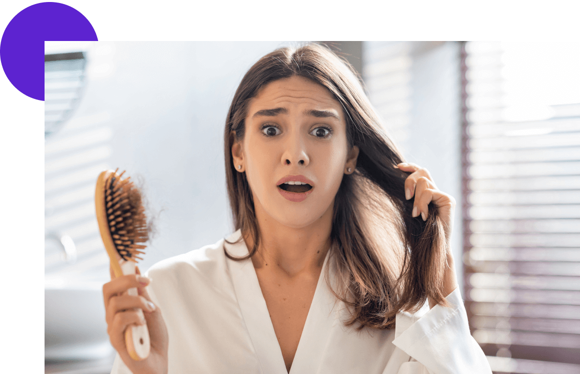 eflluvium telogene femme