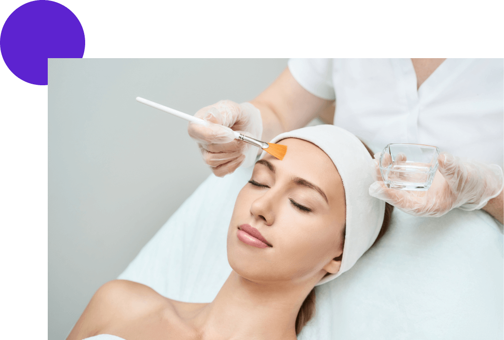 application peeling acide