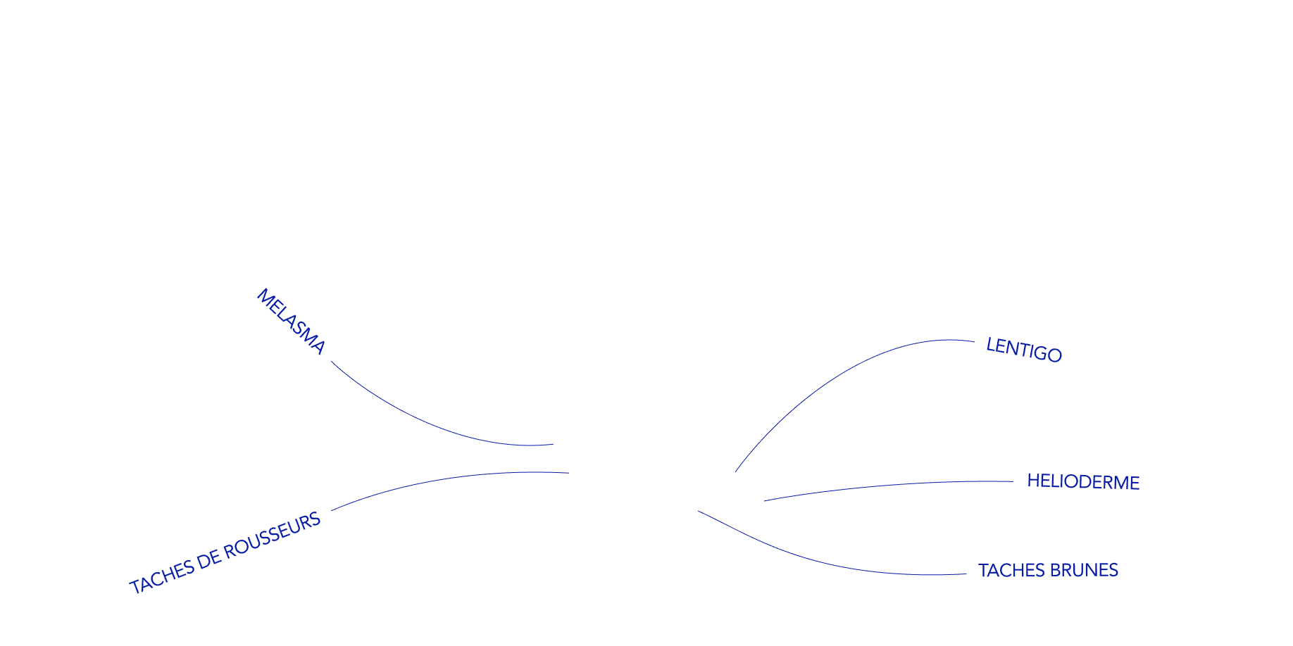 tracés des taches pigmentaires