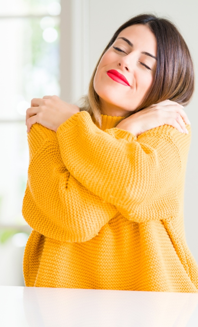 une femme qui a confiance en soi