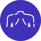 Haut d'un dos humain