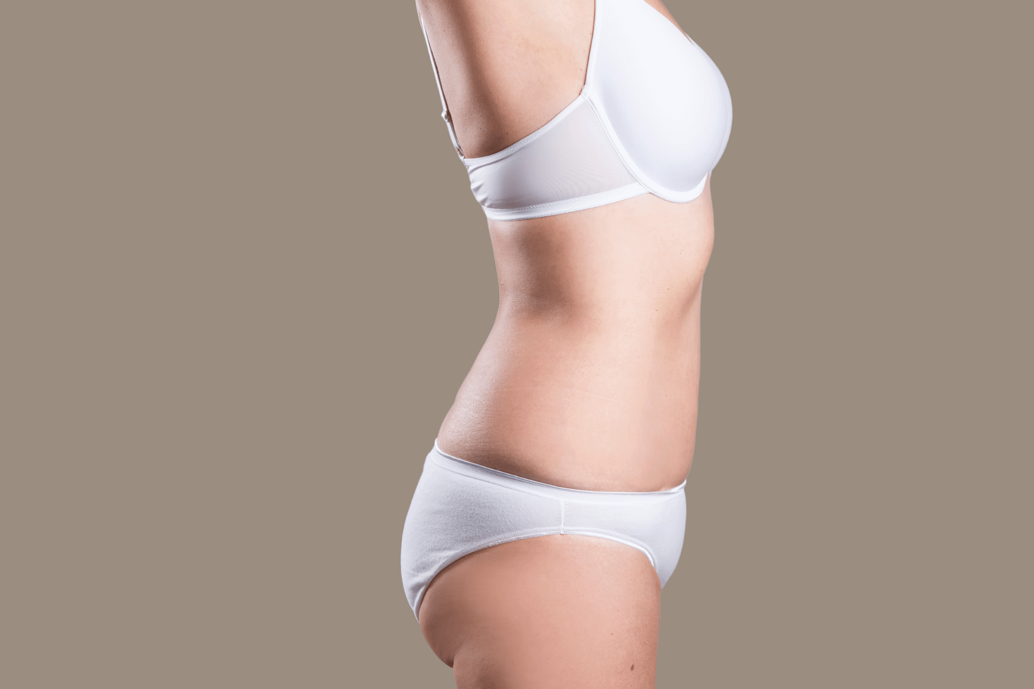 Corps femme après la cryolipolyse