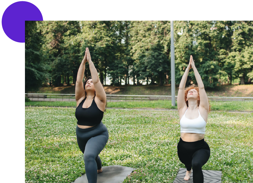 exercices de yoga en nature