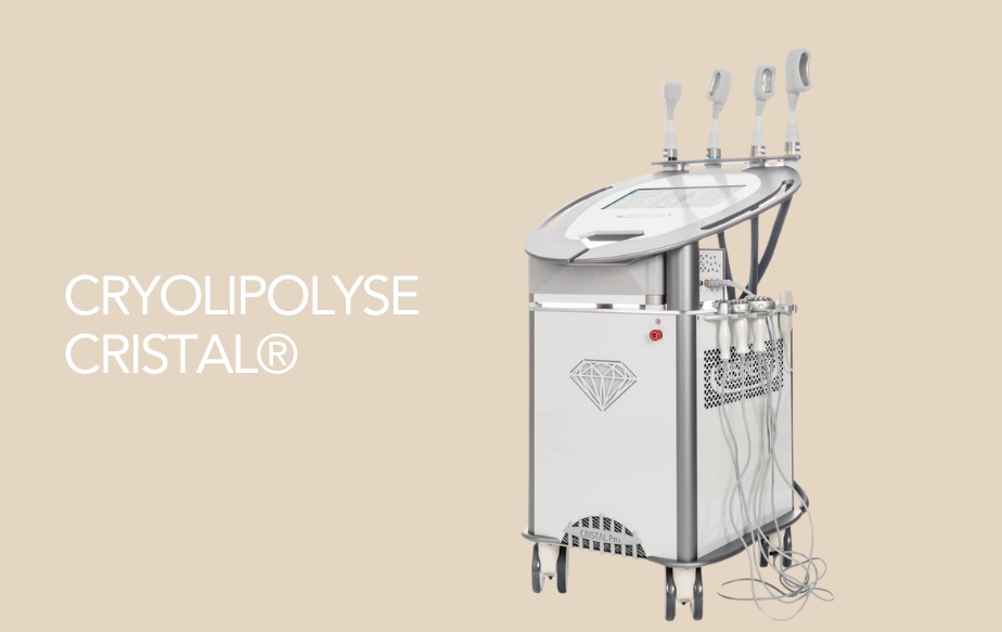 photo de la machine cryolipolyse cristal disponible chez aesthé