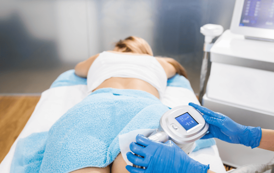 séance de cryolipolyse des jambes