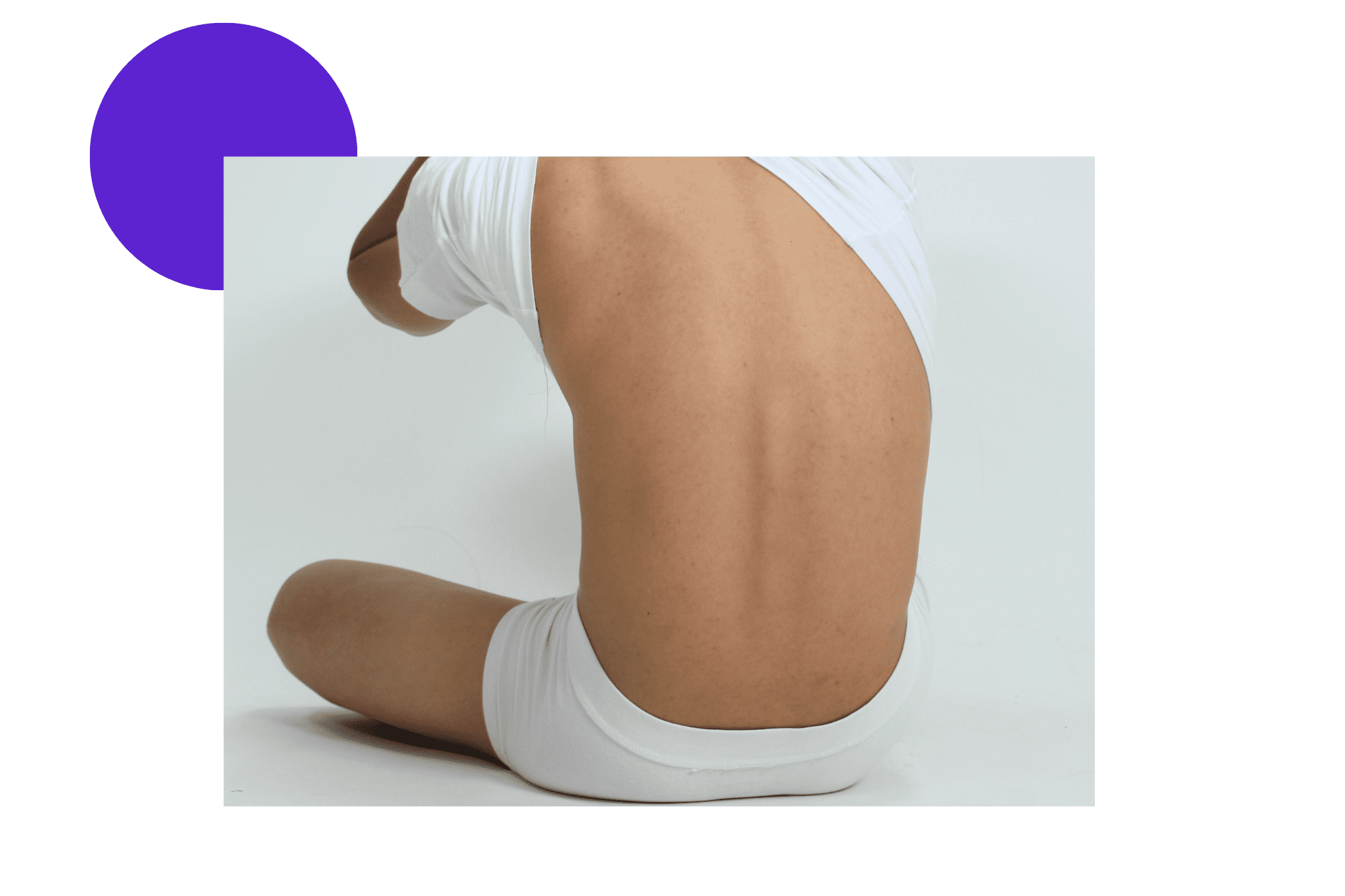 dos d'un homme assis