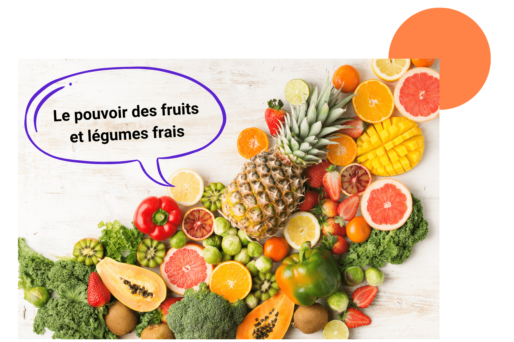 fruits et légumes pour une alimentation saine et équilibrée