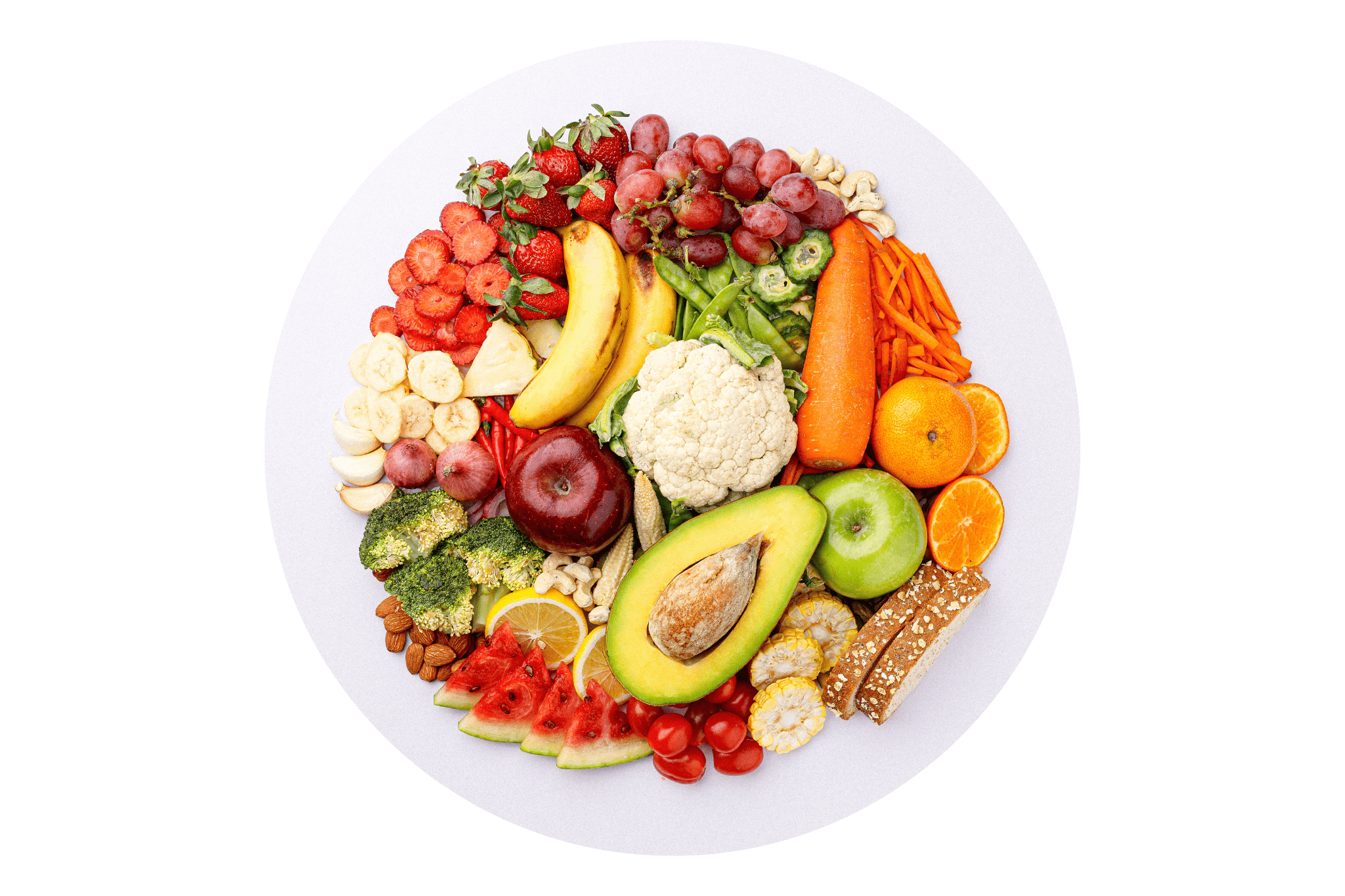 fruits et légumes riches en fibres solubles 