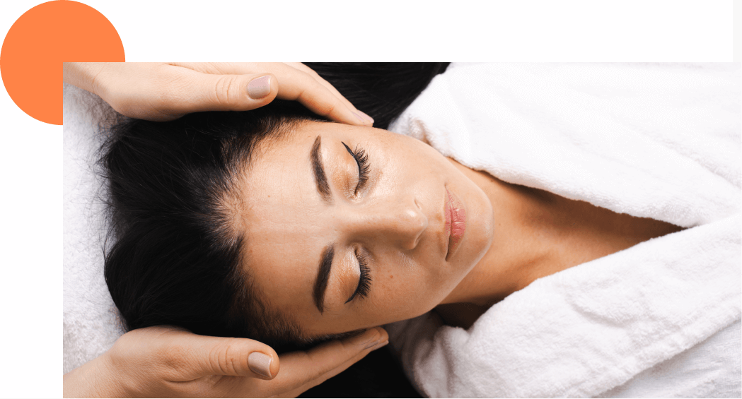 massage cranien cheveux