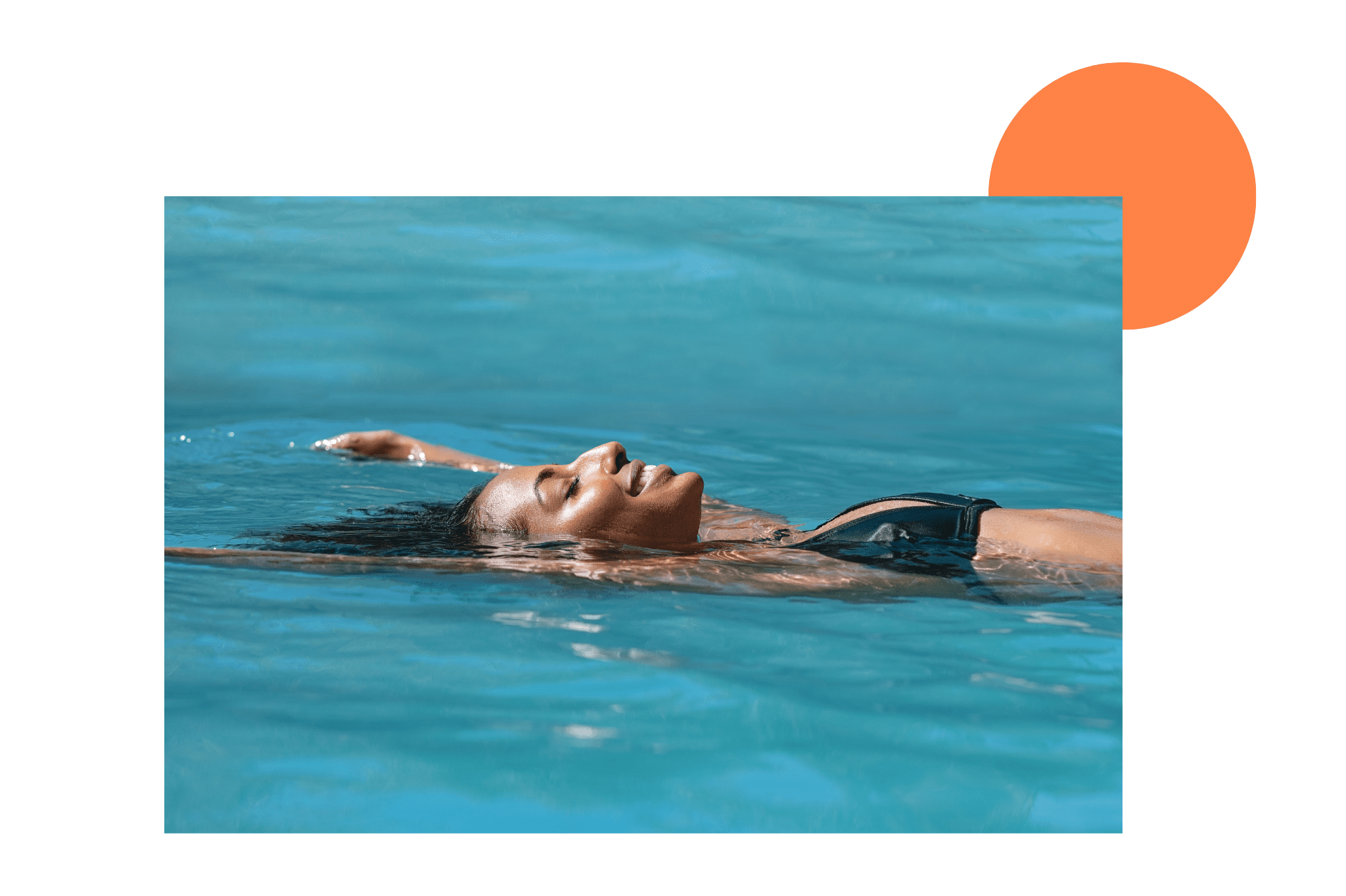 femme qui fait de la natation