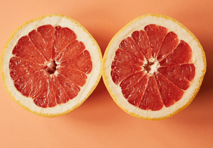 orange qui représente la cellulite et la peau d'orange