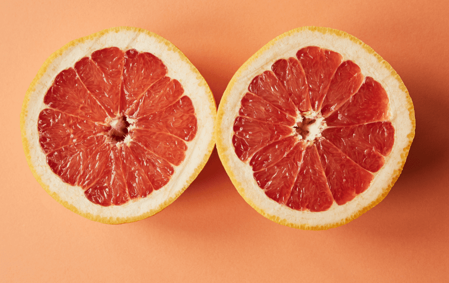 orange qui représente la cellulite et la peau d'orange