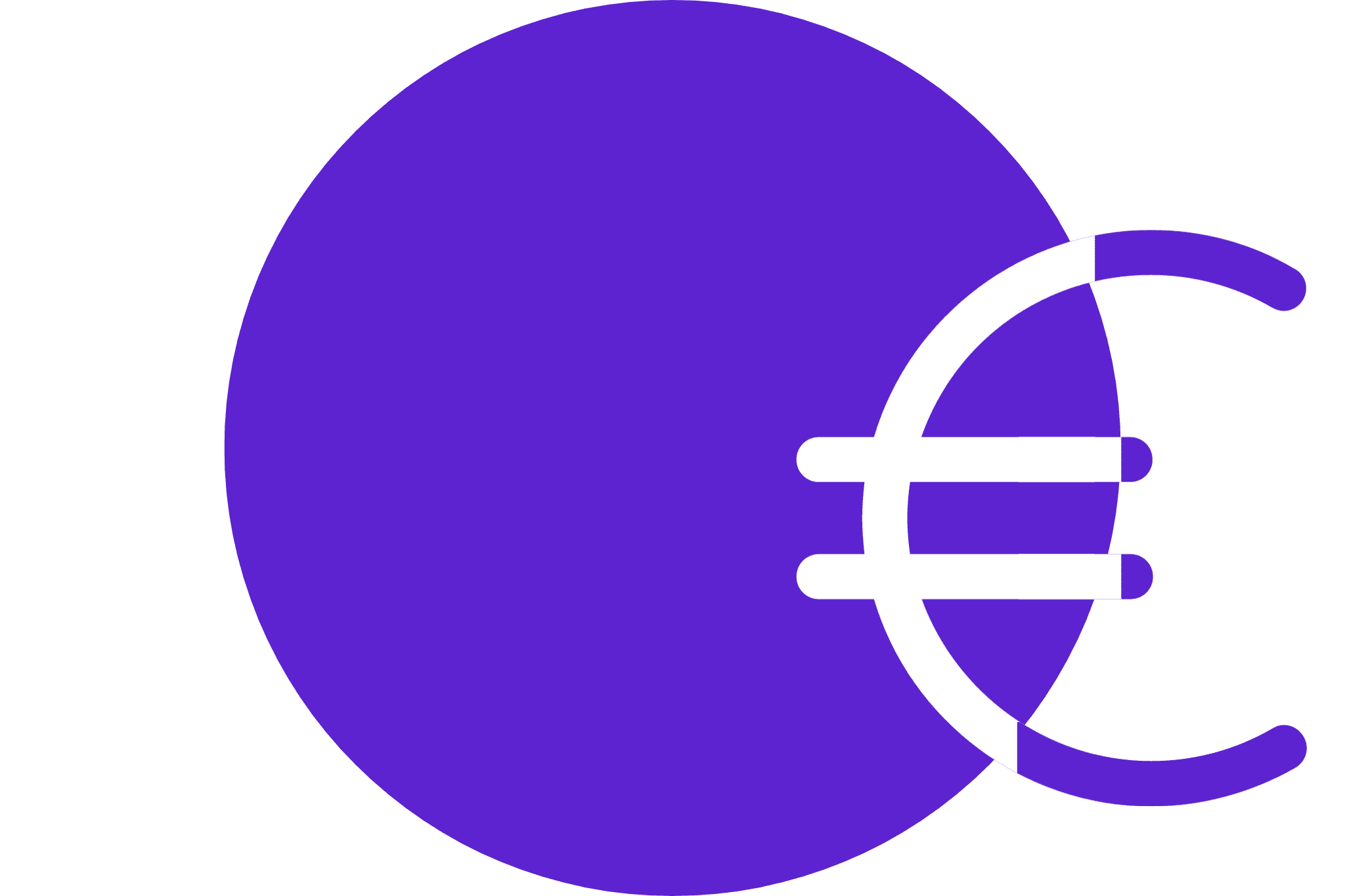 petit logo euro violet