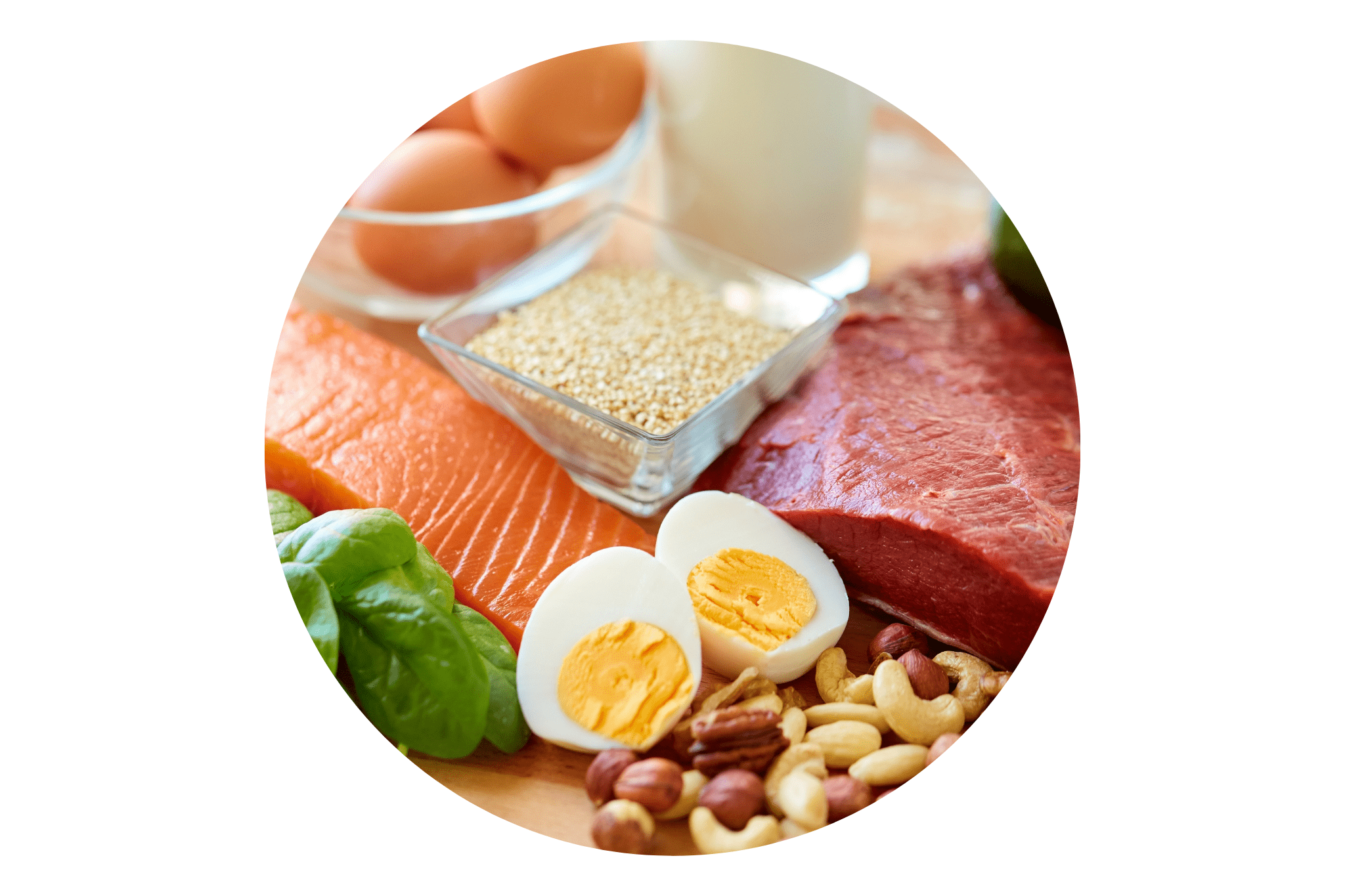 protéines animales et végétales maigres  