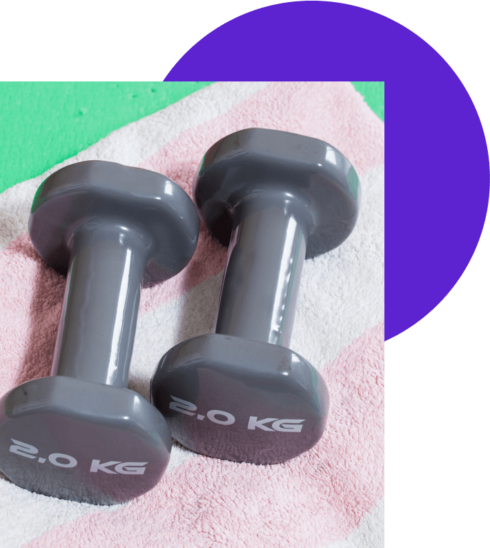 haltères pour renforcement musculaire