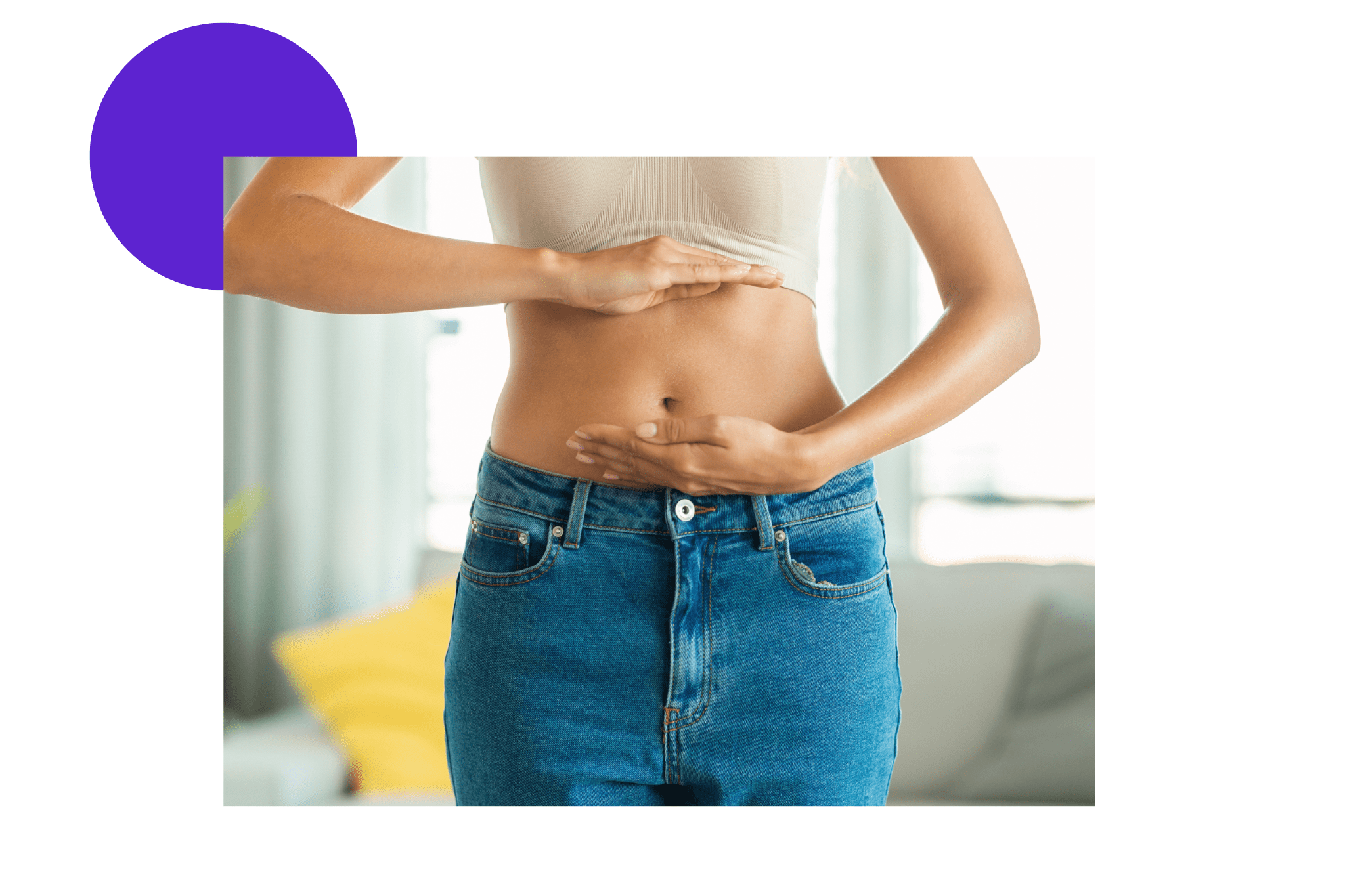 ventre plat d'une femme